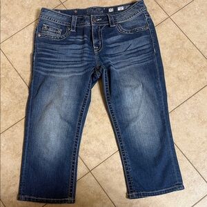 Miss Me Women's Blue Ankle & Cropped Jeans